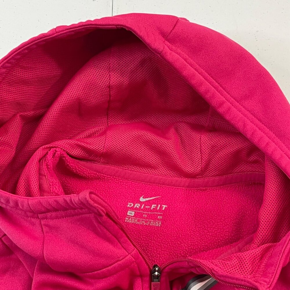 Nike Dri-Fit Girls Hoodie Pink XL - Picture 7 of 14